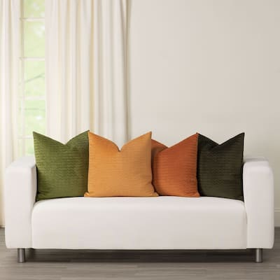 Siscovers Nature's Way Textured Velvet Throw Pillow