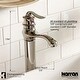 preview thumbnail 14 of 22, Karran Dartford Single Hole Single Handle Vessel Bathroom Faucet with Matching Pop-up Drain