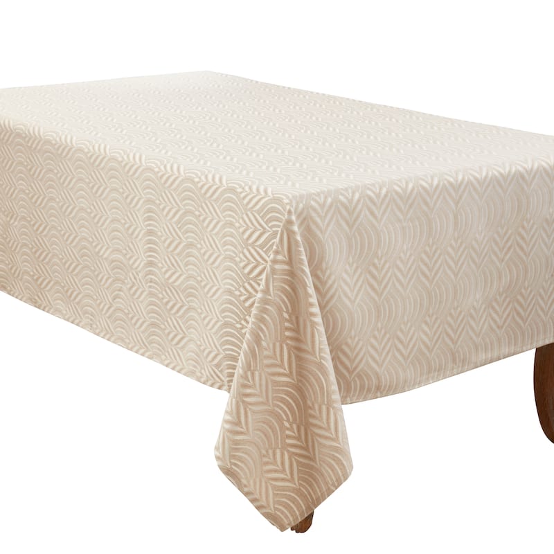 Exquisite Jacquard Design Tablecloth - 72"x120"