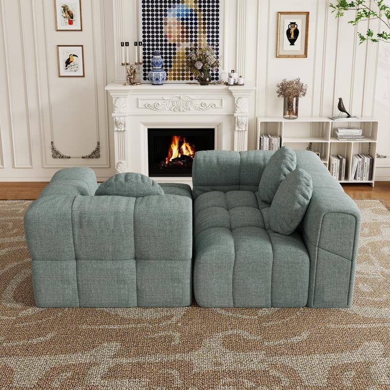 103" L-Shaped Modular Sofa, Free Combination (Left and Right Facing)