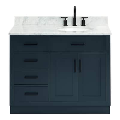 Ariel T043SRCW2OVO Hepburn 43" Free Standing Single Basin Vanity Set