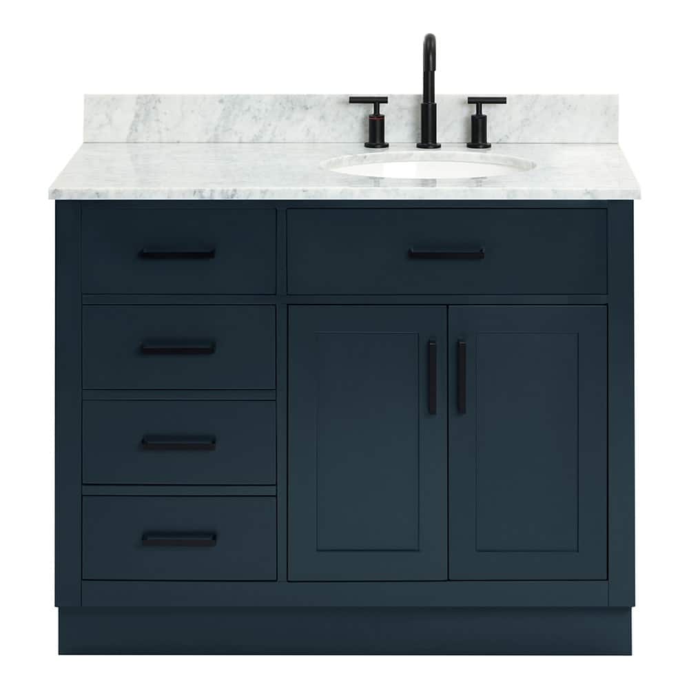 Ariel T043SRCW2OVO Hepburn 42" Free Standing Single Basin Vanity Set