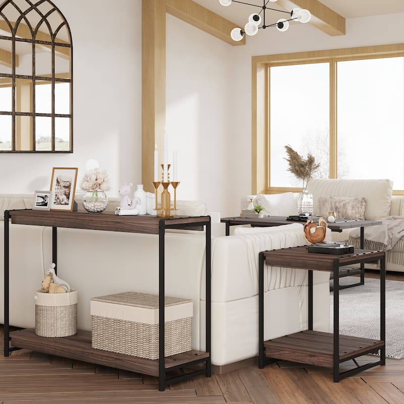 Entryway Table 39.5" Console Table with Storage