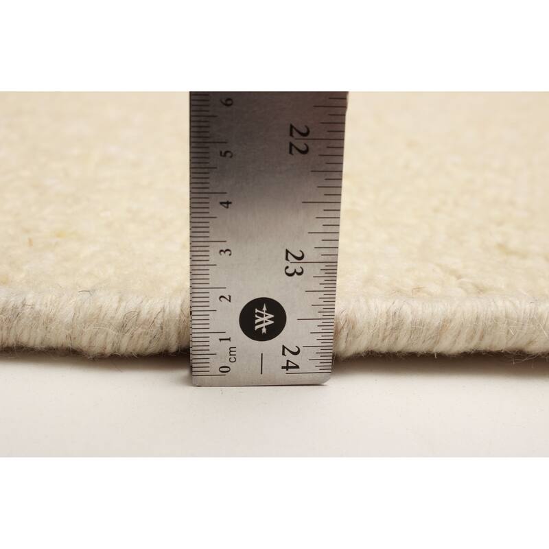 ECARPETGALLERY Braid weave Sienna Cream Wool Rug - 4'0 x 6'0