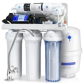 Costway 5-Stage Ultra Safe Reverse Osmosis Drinking Water Filter - Bed Bath & Beyond - 20627135