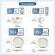 preview thumbnail 11 of 12, Aura 16pc Dinnerware Set with Gold Trim, Service for 4