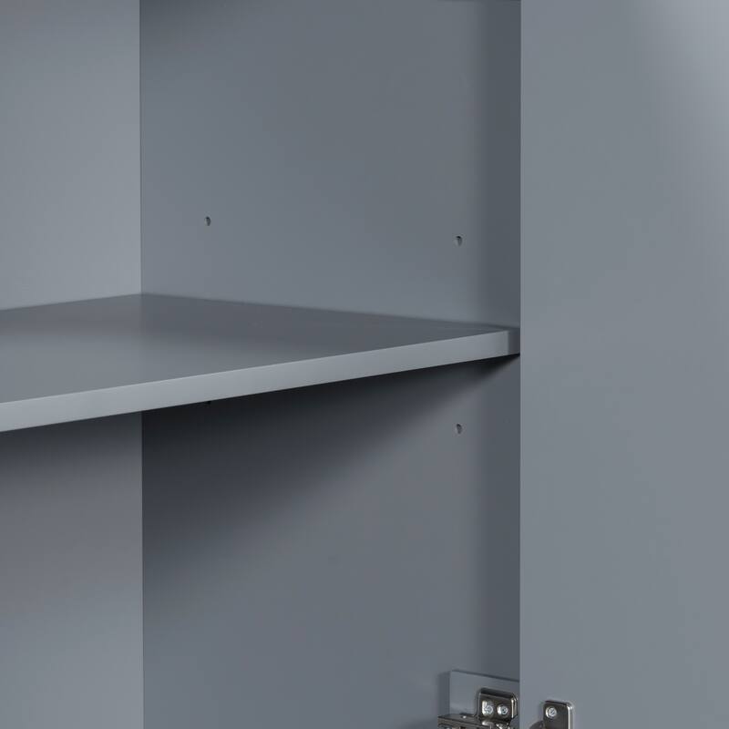 60" 4 Doors Sideboard Cabinet
