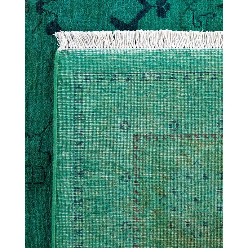 Contemporary Overdyed Wool Hand Knotted Area Rug - 8' 2" x 10' 4"