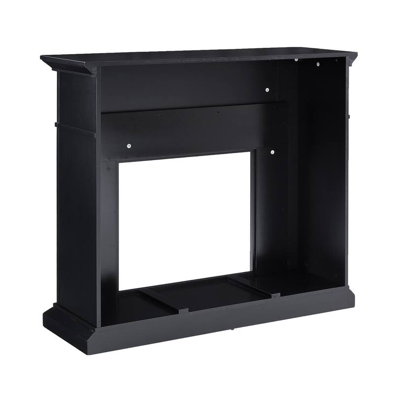 SEI Furniture Dre Marble Electric Fireplace