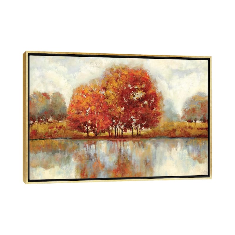 iCanvas "Together" by Asia Jensen Framed Canvas Print - Gold - 26x40