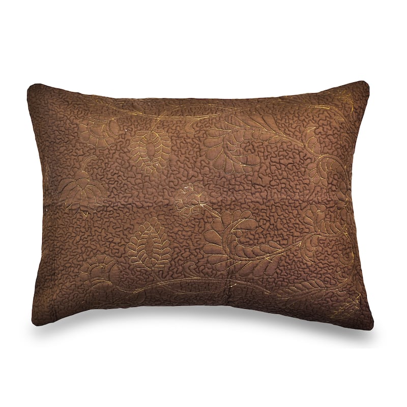 Layla Chocolate Standard Sham