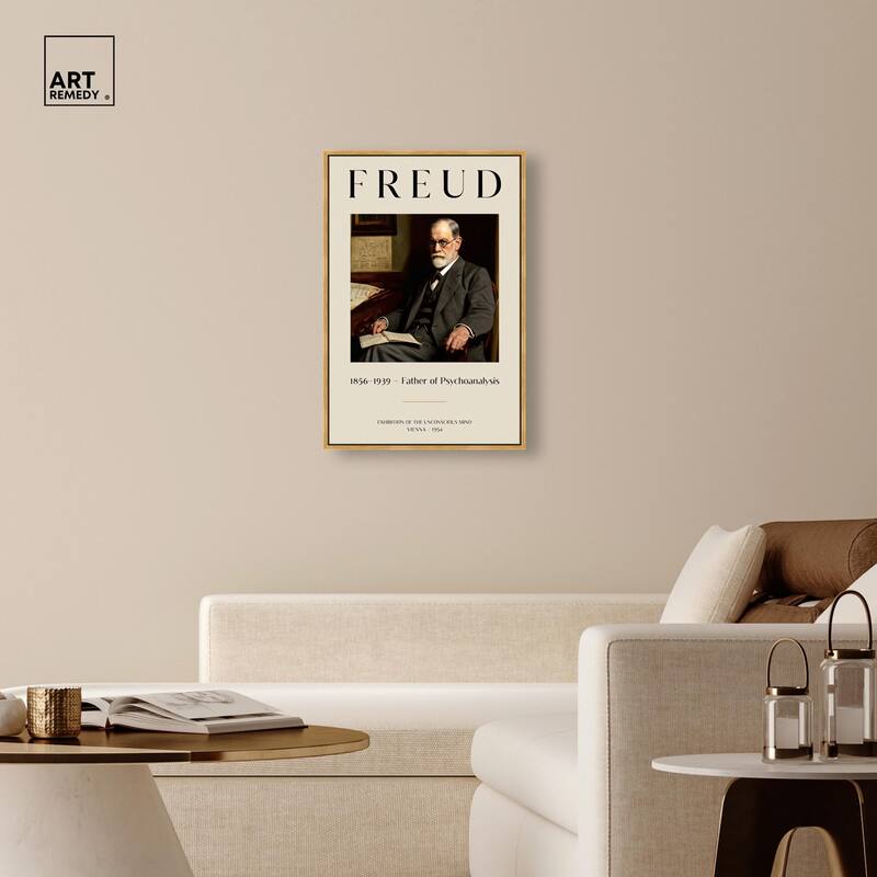 Father of Psychoanalysis Art Canvas by Art Remedy