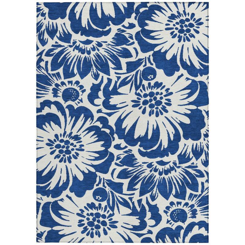 Allova Garden-Inspired Weather Resistant Classic Meets Modern Runner Outdoor Rug