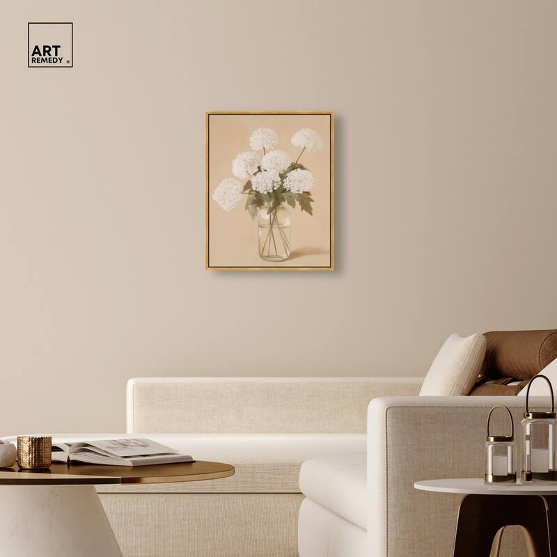 Lace in a Vase II Canvas by Art Remedy