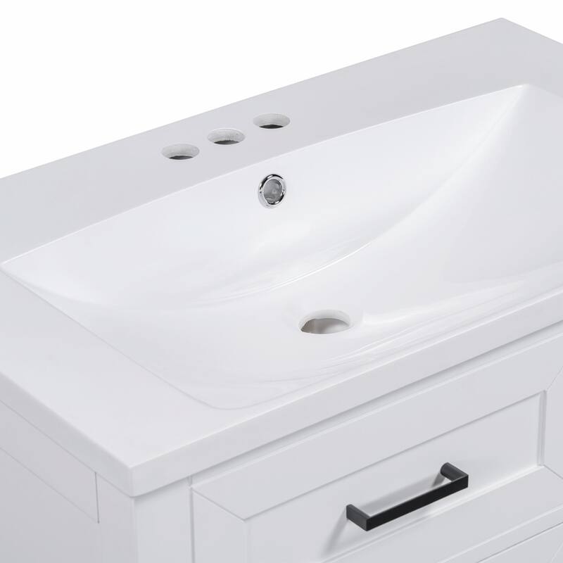 30" Bathroom Vanity with Sink Combo and Drawers