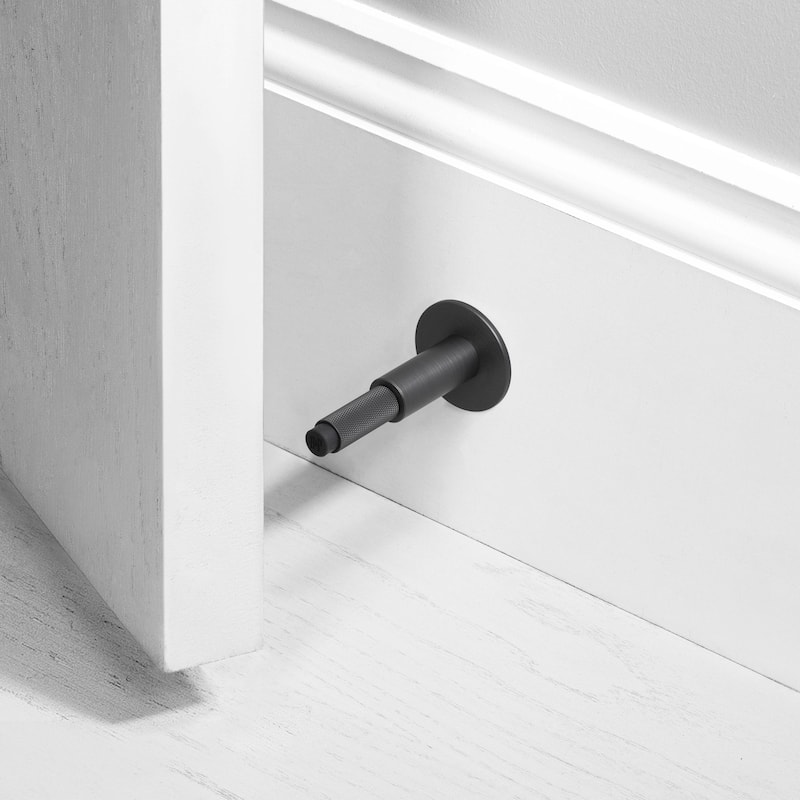 Buster + Punch NDS-09377 Cross 3-3/4" Long Baseboard Mounted Luxury