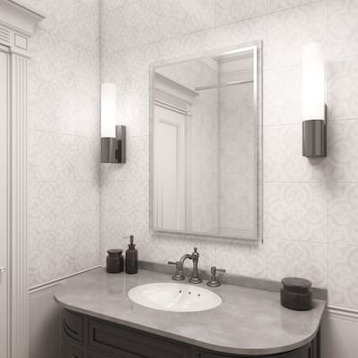 Allan Andrews Clear Framed Rectangle Clare Wall Mirror - 47 diameter x 1""