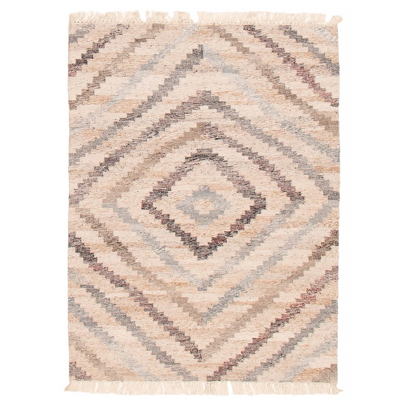 Ankara FW Beige Kilim 6'7" x 9'8" - 6'7 x 9'8 - Beige - 6'7 x 9'8