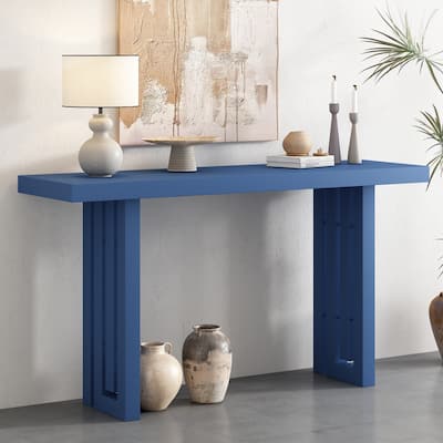 Console Table with Distinctive Side Shapes