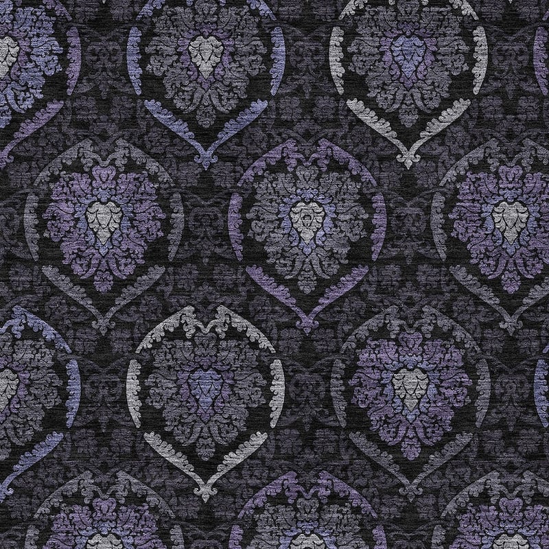 HomeRoots Medallion Transitional Rectangle Outdoor Rug