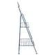 preview thumbnail 25 of 30, SAFAVIEH Outdoor Living Natum Victorian Iron 2-Tier Plant Stand. - 24.5" W x 15.8" L x 43" H