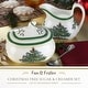 preview thumbnail 2 of 5, Spode Christmas Tree Sugar and Creamer Set - 8" L x 5" W x 4" H