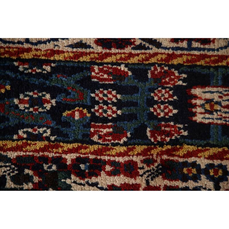 Vegetable Dye Kashkoli Persian Vintage Area Rug Handmade Wool Carpet - 5'1"x 8'4"