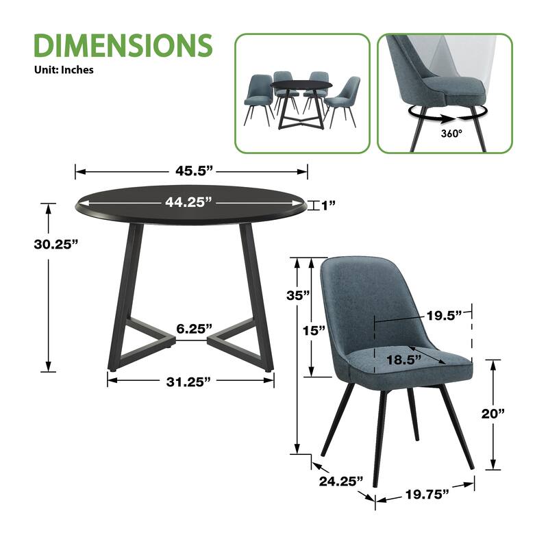 Penton 5-pc. Dining Set
