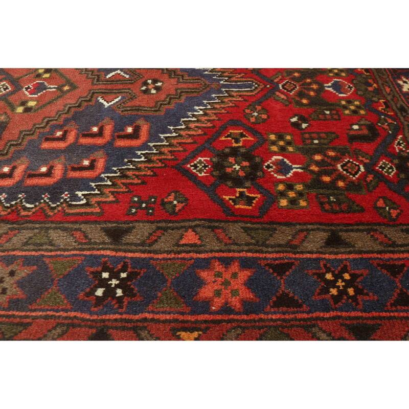 ECARPETGALLERY Hand-knotted Andelz Red Wool Rug - 3'2 x 5'3