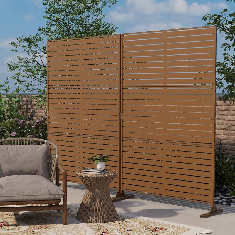 Outdoor Pattern Privacy Metal Screen Patio Garden Fence Panel