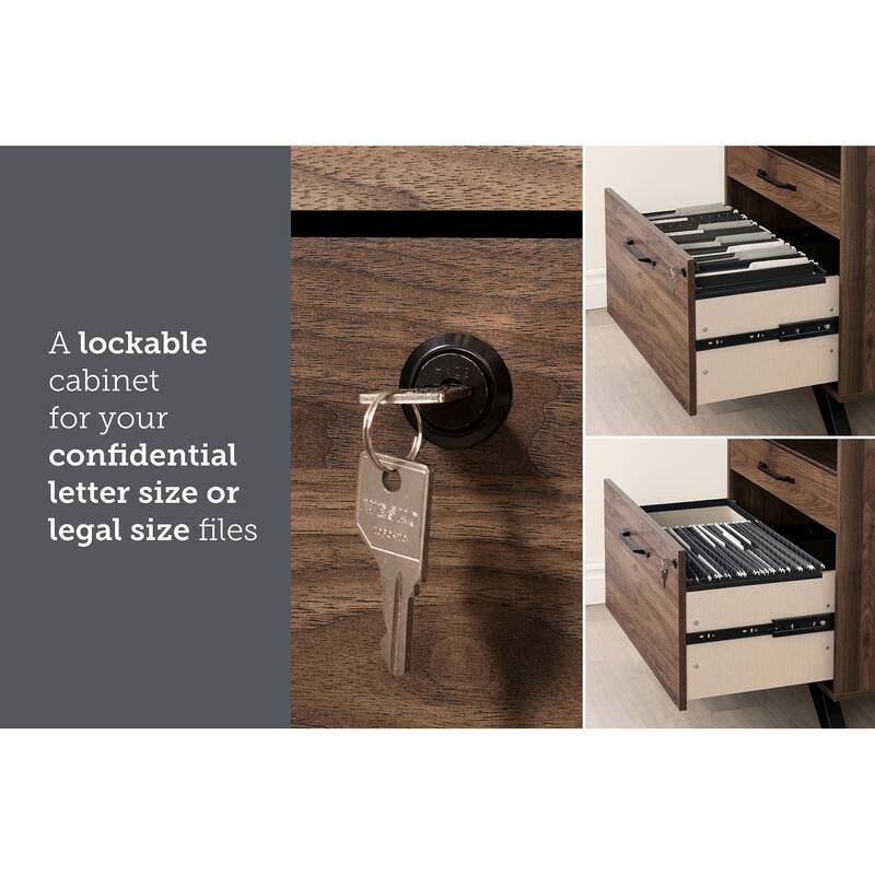 South Shore Helsy 2-Drawer File Cabinet