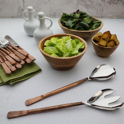 INOX Celia Salad Serving 2 Pc. Set