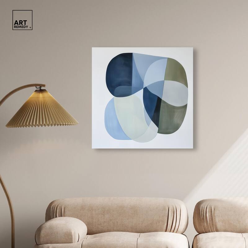 Serene Overlap II Canvas by Art Remedy, Gallery Wrapped