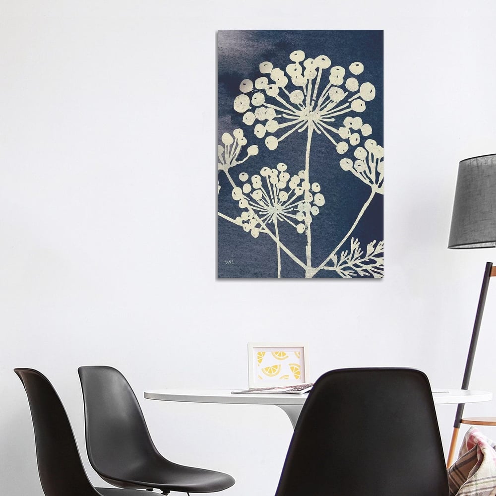 iCanvas "Dark Blue Sky Garden I" by Studio Mousseau Canvas Print