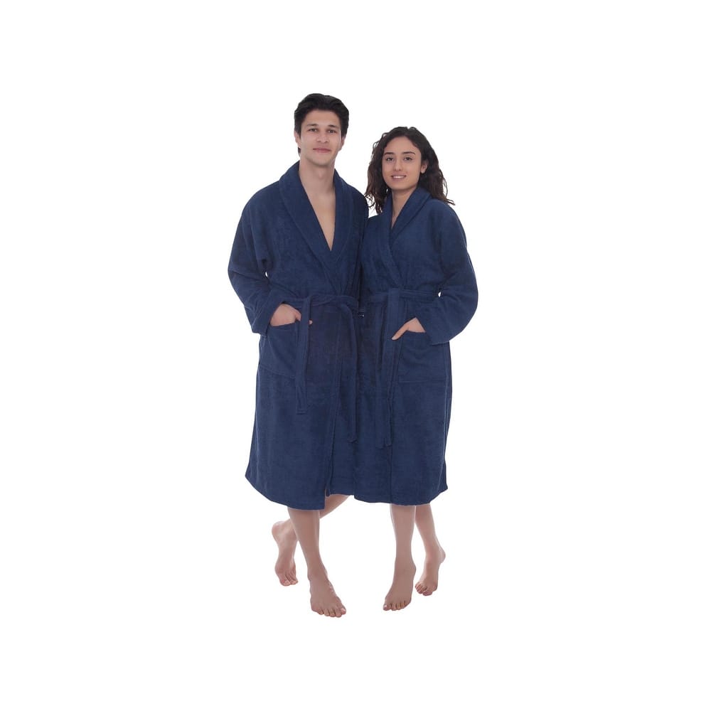 Ozan Premium Home Serene Collection 100% Turkish Cotton Unisex Terry Cloth Bathrobe