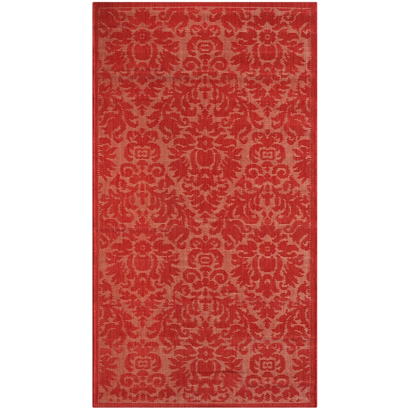 SAFAVIEH Courtyard Willene Boho Indoor/ Outdoor Waterproof Patio Backyard Rug