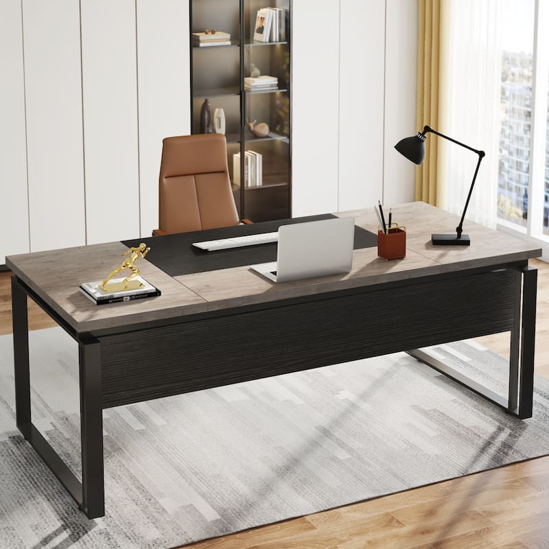 63" Modern Executive Computer Desk, 5FT Home Office Desk (Only Desk)