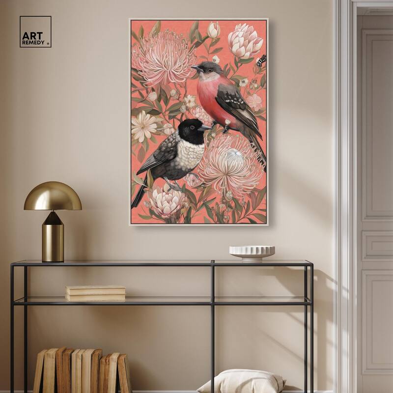 Protea Paradise Canvas by Art Remedy