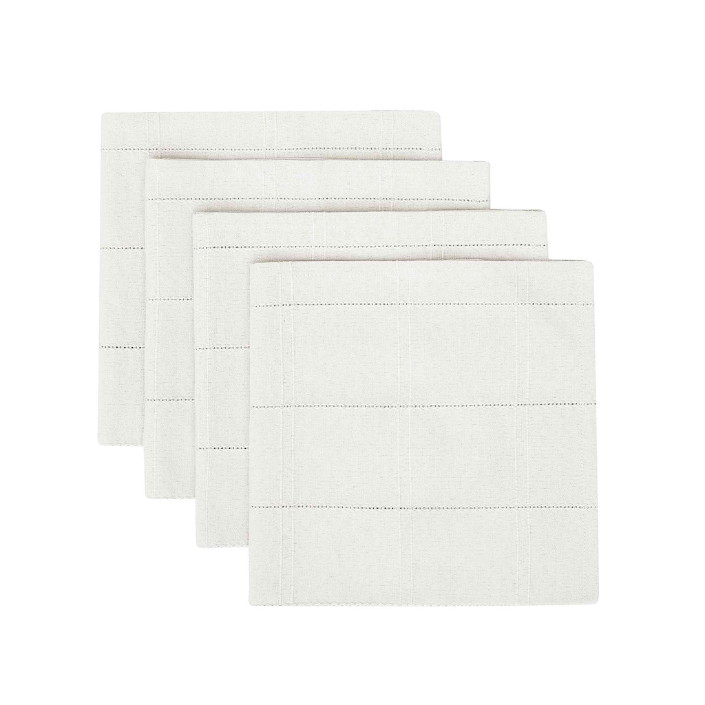 Izod Chadwick White 4-Pack Napkin Set