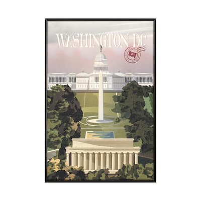 Washington DC "Go" Series Made To Order Canvas Art