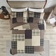 preview thumbnail 2 of 9, Woolrich Winter Hills Tan Oversized Cotton Quilt Set