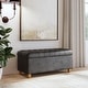 preview thumbnail 11 of 19, Copper Grove Caluire Button Tufted Storage Bench