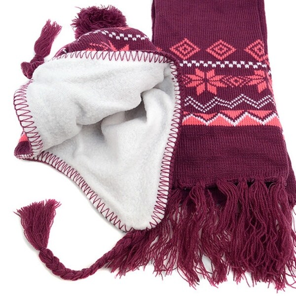 hat and scarf in one kids