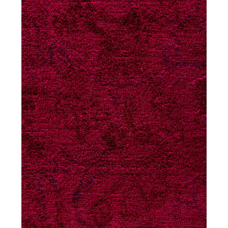 Overdyed One-of-a-Kind Hand-Knotted Area Rug - Pink - 9' 3" x 11' 10"