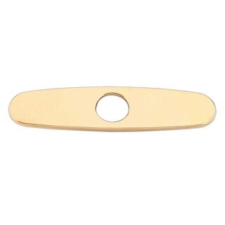 Faucet Hole Cover Plate Brass Widespread 8" PVD Everlasting Finish for Single Hole Faucet Renovators Supply