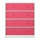 preview thumbnail 15 of 14, Ameriwood Home Mya Park Tall Dresser with 4 Fabric Bins