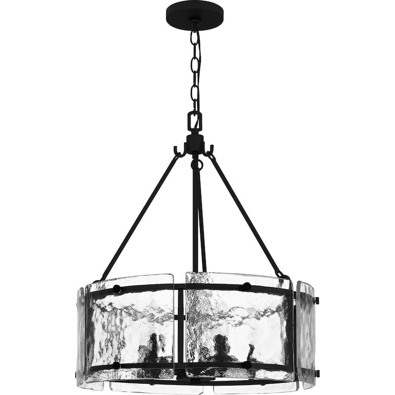 Fortress Five Light Pendant - Earth Black