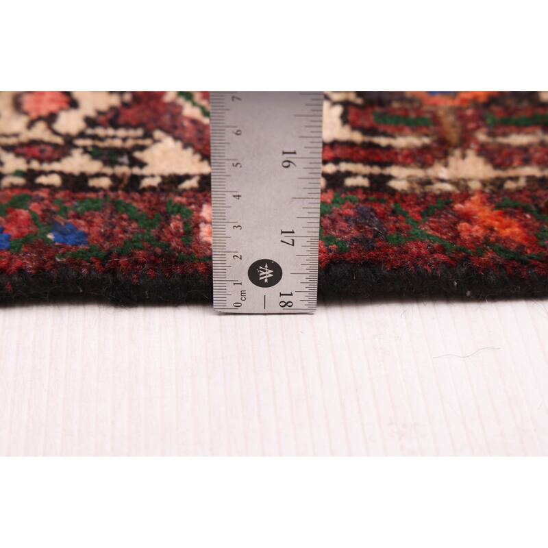 ECARPETGALLERY Hand-knotted Kayseri Vintage Dark Red Wool Rug - 5'0 x 6'5