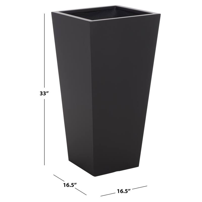 SAFAVIEH Outdoor Living Paloma Large Planter - 17"W x 17"D x 33"H
