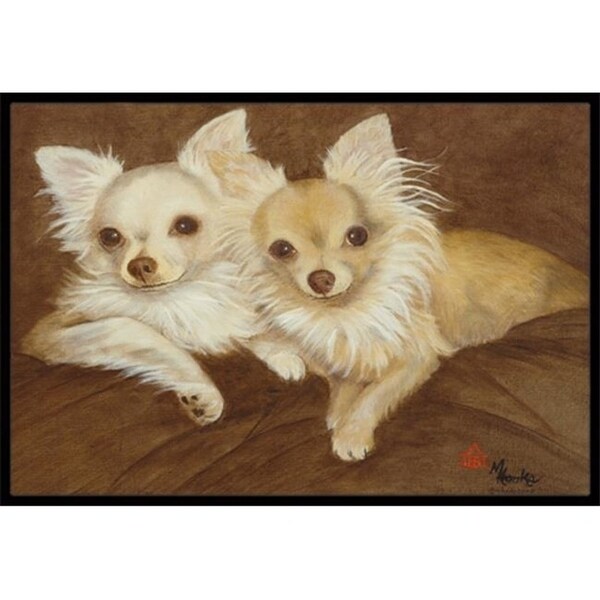 Carolines Treasures MH1042JMAT Chihuahua For The Pair Indoor & Outdoor Mat 24 x 36 in.